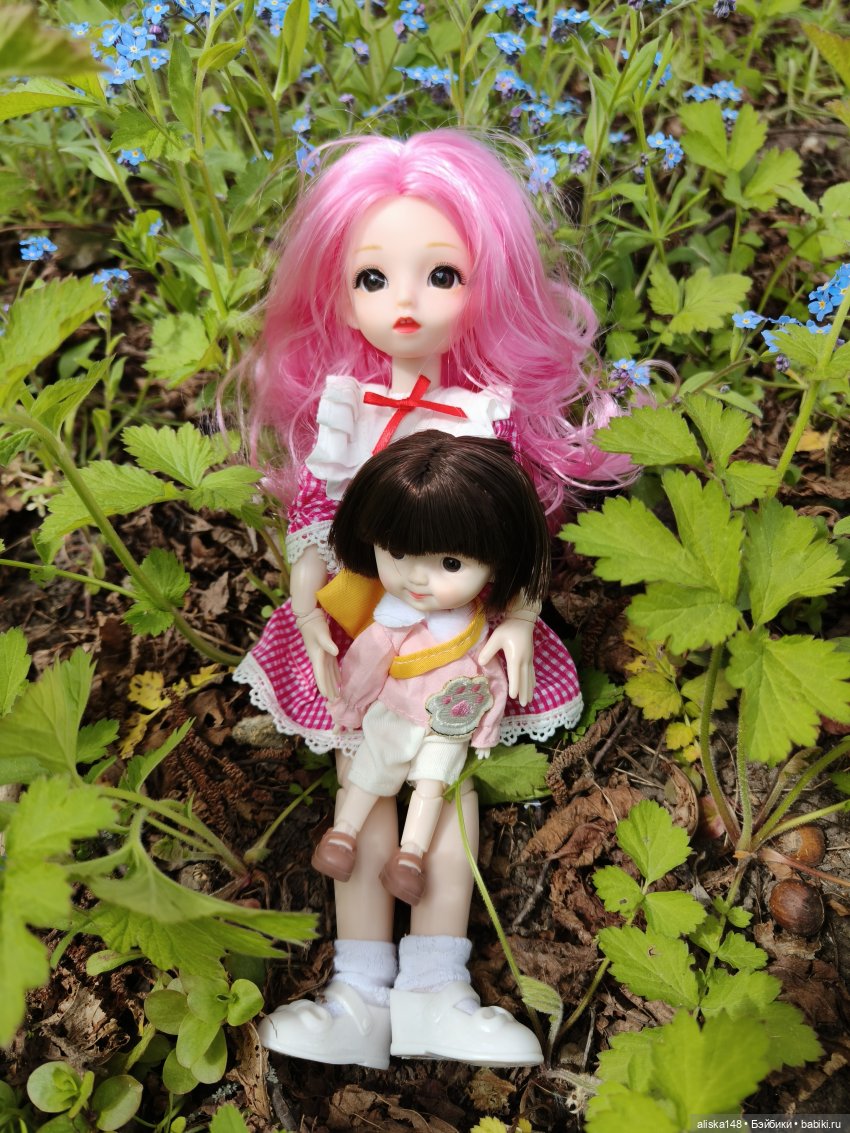 Цветы и куклы. ЛюПин и Алия