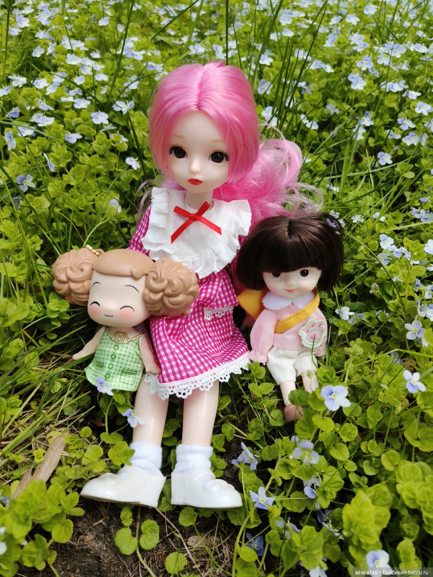 Цветы и куклы. ЛюПин и Алия