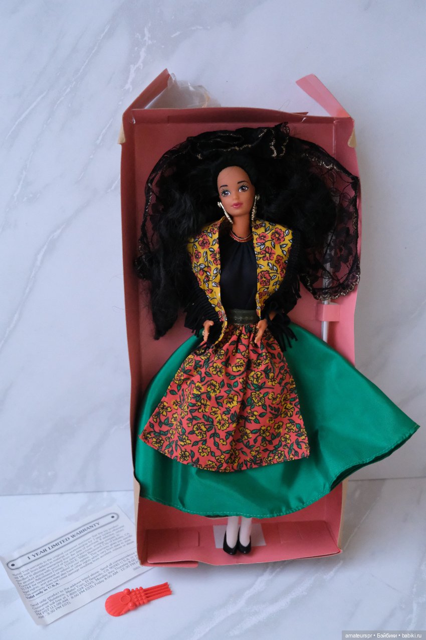 Spanish Barbie (1991). Барби из Испании I Распаковка (фото 4)