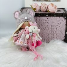 Интерьерная кукла Мышка (Доставка в подарок)
