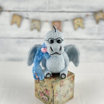 Авторская игрушка тедди дракоша Флэр