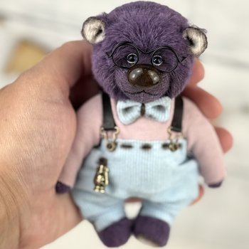 Голубоглазый тедди мишка Мирон