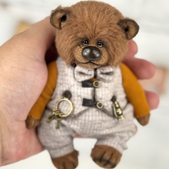 Тедди мишка Мирон с домиком