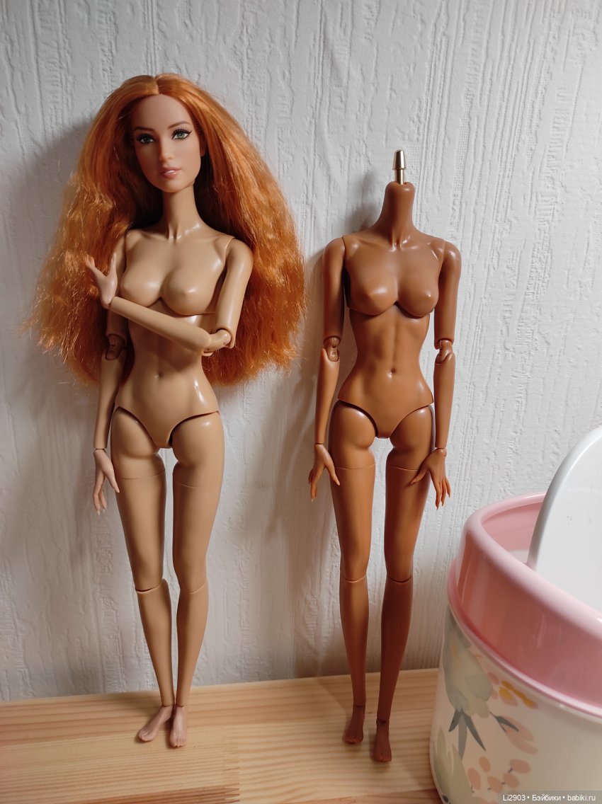 Тела кукол Менгф Mengf нового образца, мини обзор и сравнение скинтонов