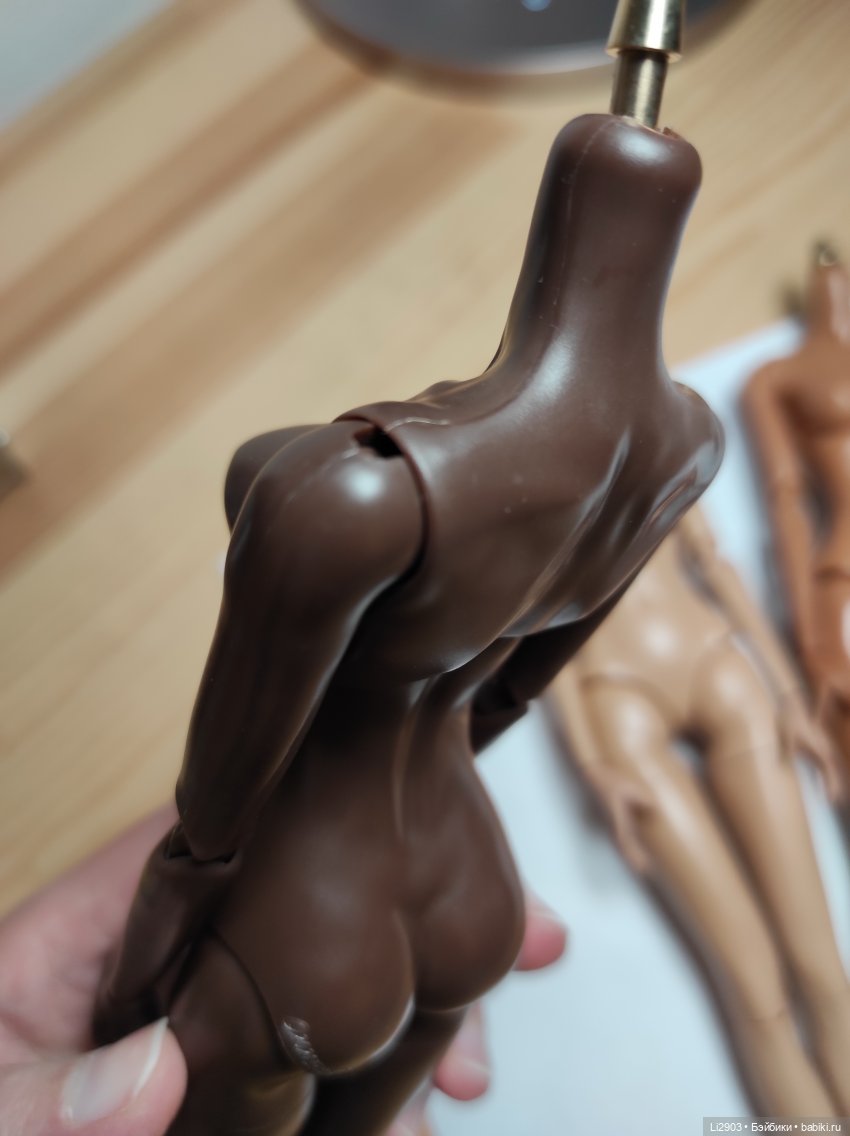 Тела кукол Менгф Mengf нового образца, мини обзор и сравнение скинтонов (фото 6)