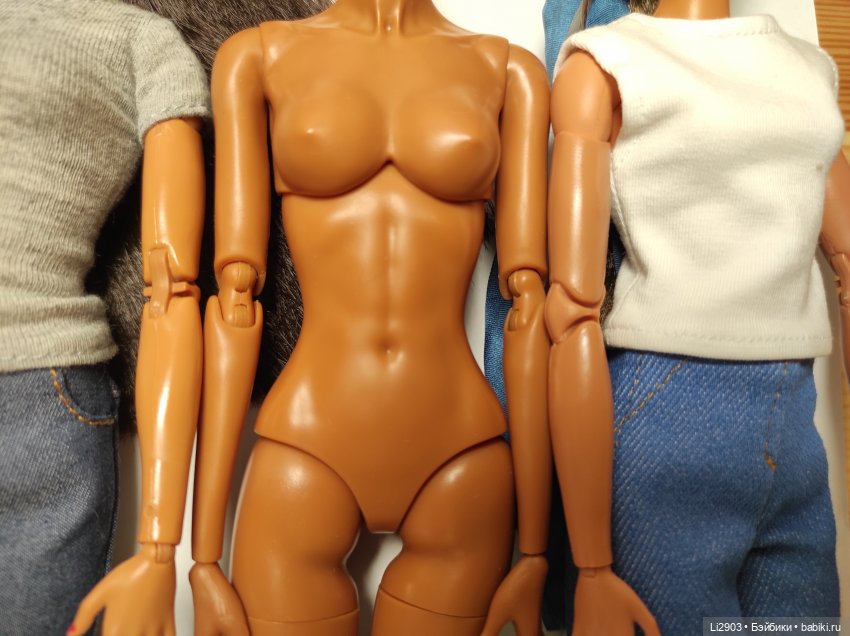 Тела кукол Менгф Mengf нового образца, мини обзор и сравнение скинтонов