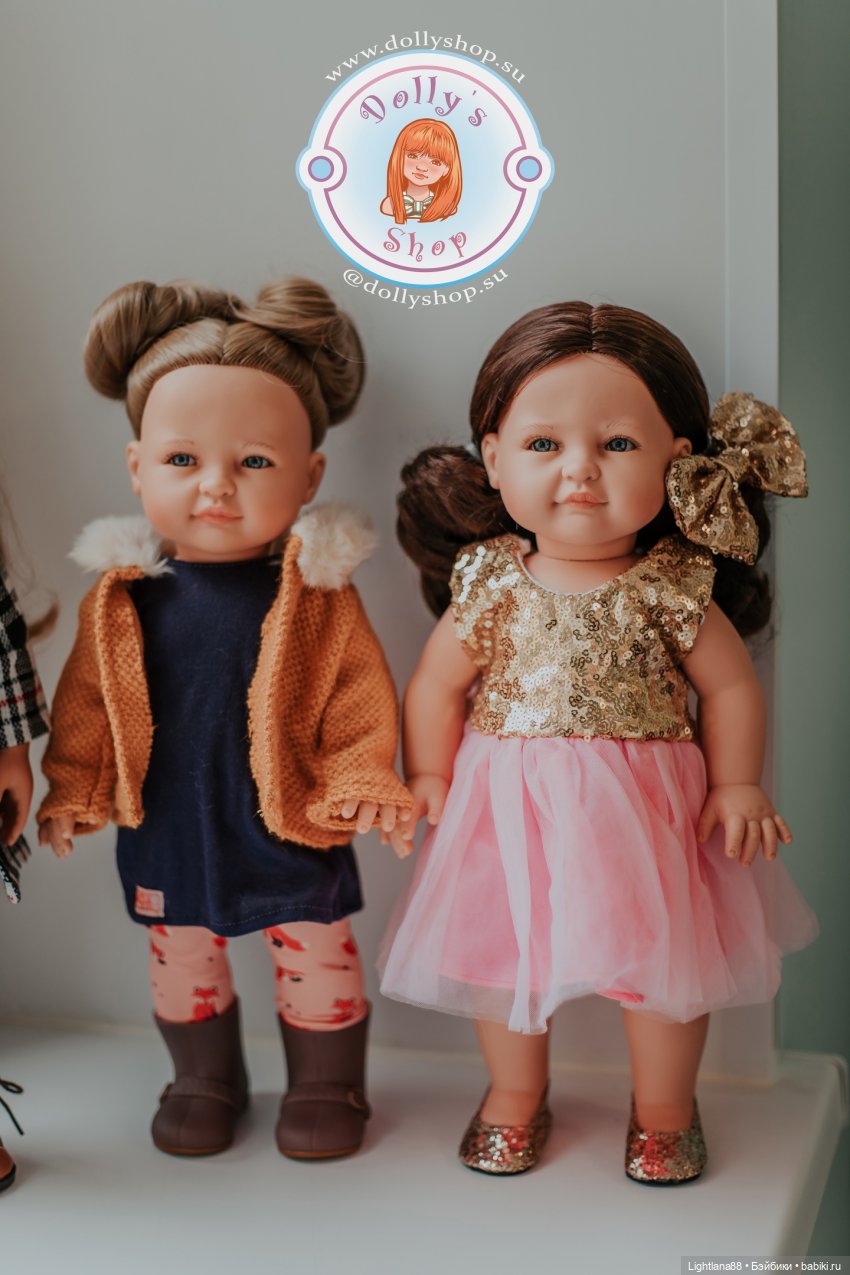 Обзор 40 см кукол Reina del Norte, сравнение (Валерия и Паола)