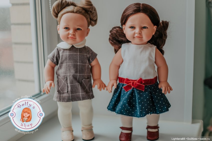 Обзор 40 см кукол Reina del Norte, сравнение (Валерия и Паола) (фото 4)