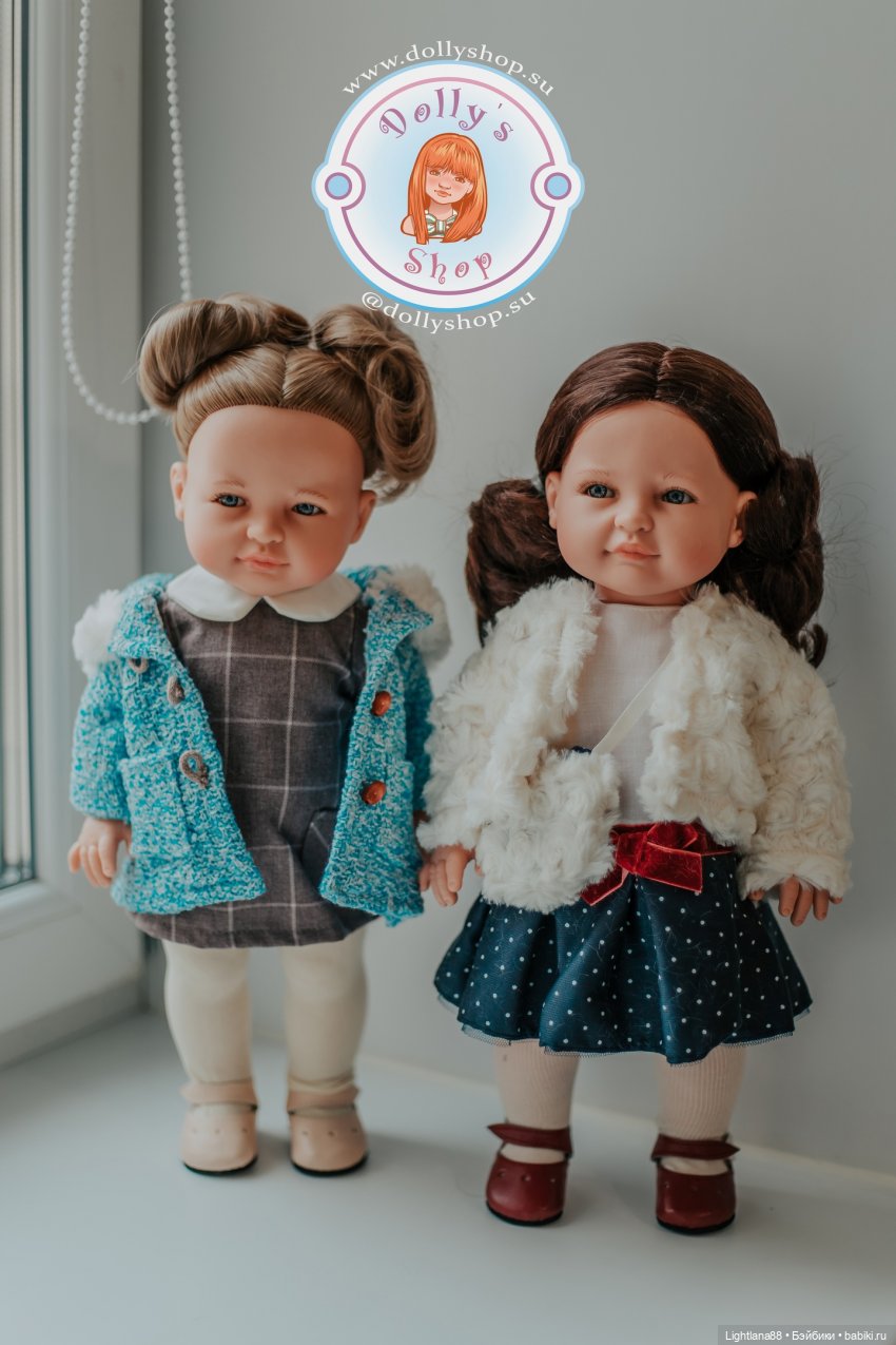 Обзор 40 см кукол Reina del Norte, сравнение (Валерия и Паола) (фото 3)