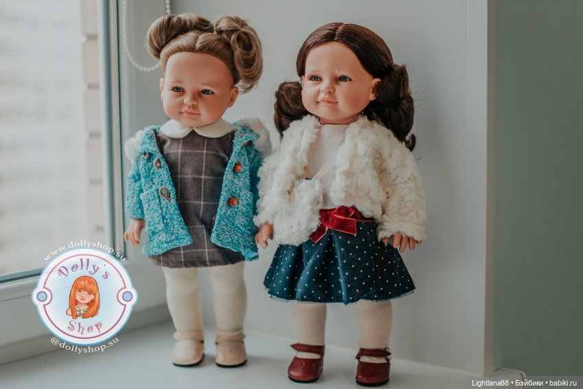 Обзор 40 см кукол Reina del Norte, сравнение (Валерия и Паола)