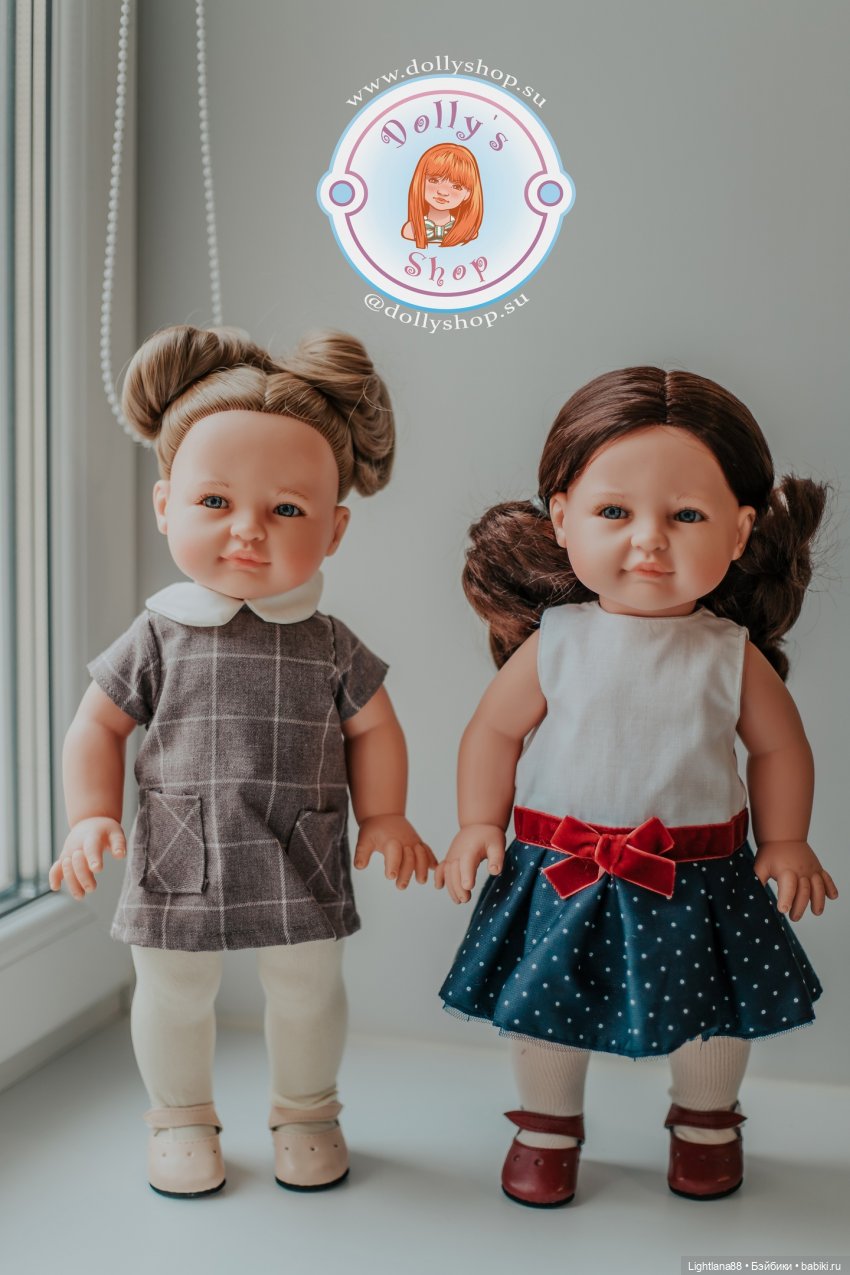 Обзор 40 см кукол Reina del Norte, сравнение (Валерия и Паола) (фото 5)