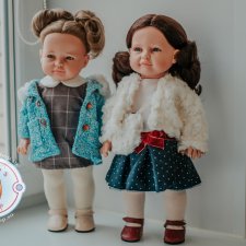 Обзор 40 см кукол Reina del Norte, сравнение (Валерия и Паола)