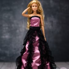 Вечернее платье для барби моей работы
