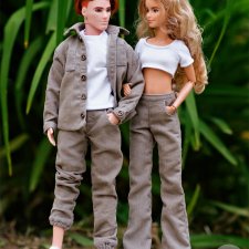 Парный комплект для Барби и Кена моей работы