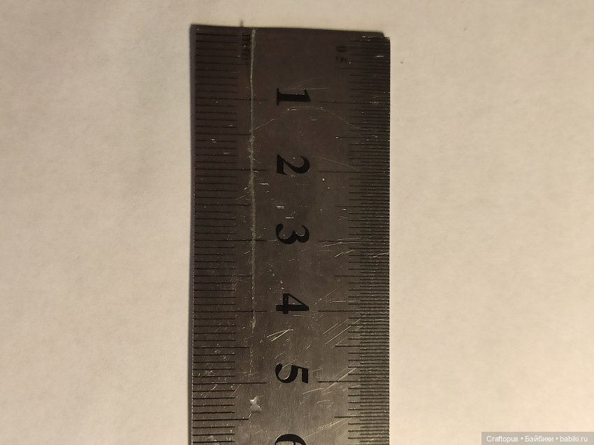 Как измерить диаметр пальца куклы с помощью линейки и нитки (фото 3)