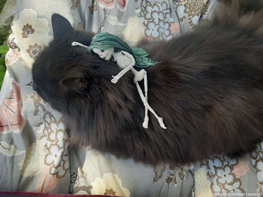 Мой скелетик 💀 — Вязаные игрушки и амигуруми: крючком (фото 8)