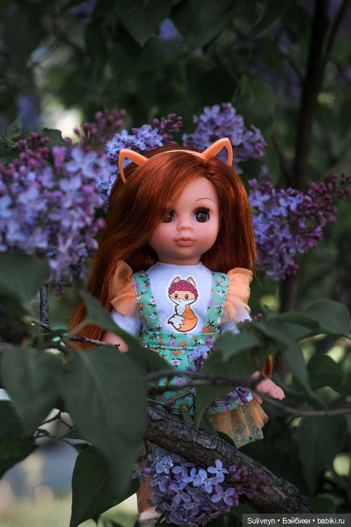 Лисичка в цветах — Российские куклы Весна (фото 6)