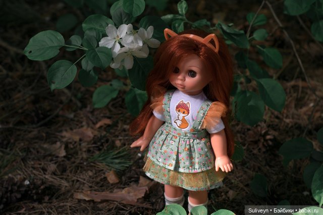 Лисичка в цветах — Российские куклы Весна (фото 7)