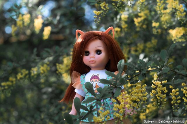 Лисичка в цветах — Российские куклы Весна (фото 5)