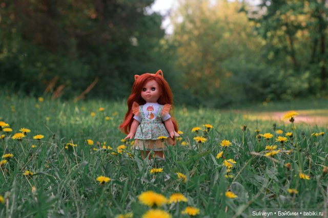 Лисичка в цветах — Российские куклы Весна