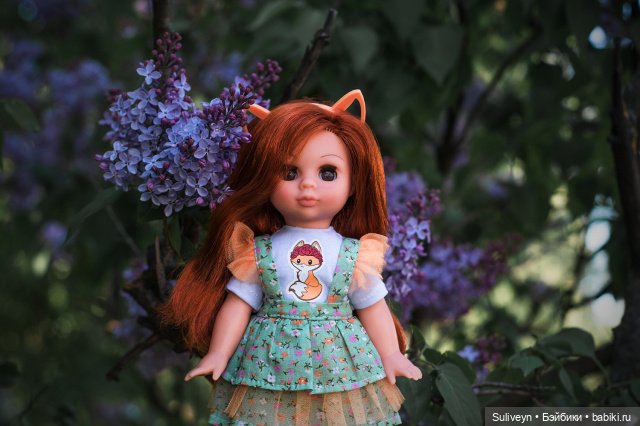 Лисичка в цветах — Российские куклы Весна (фото 3)