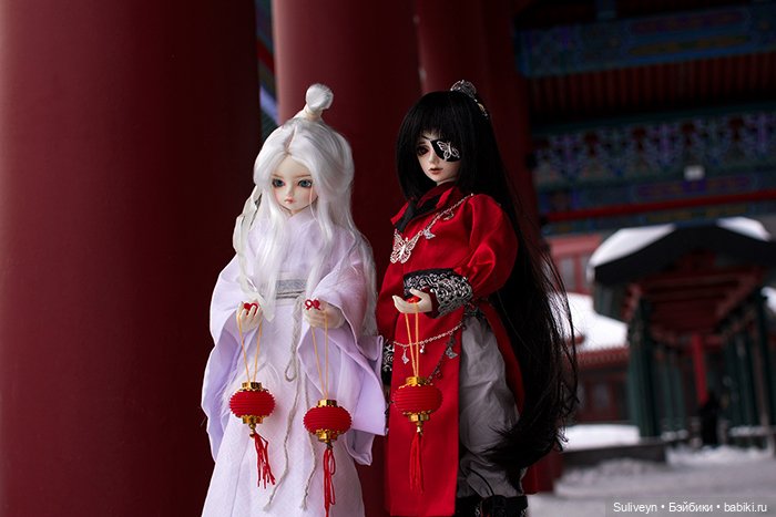 Эмин и Жоэ в зимнем парке (фото 6)