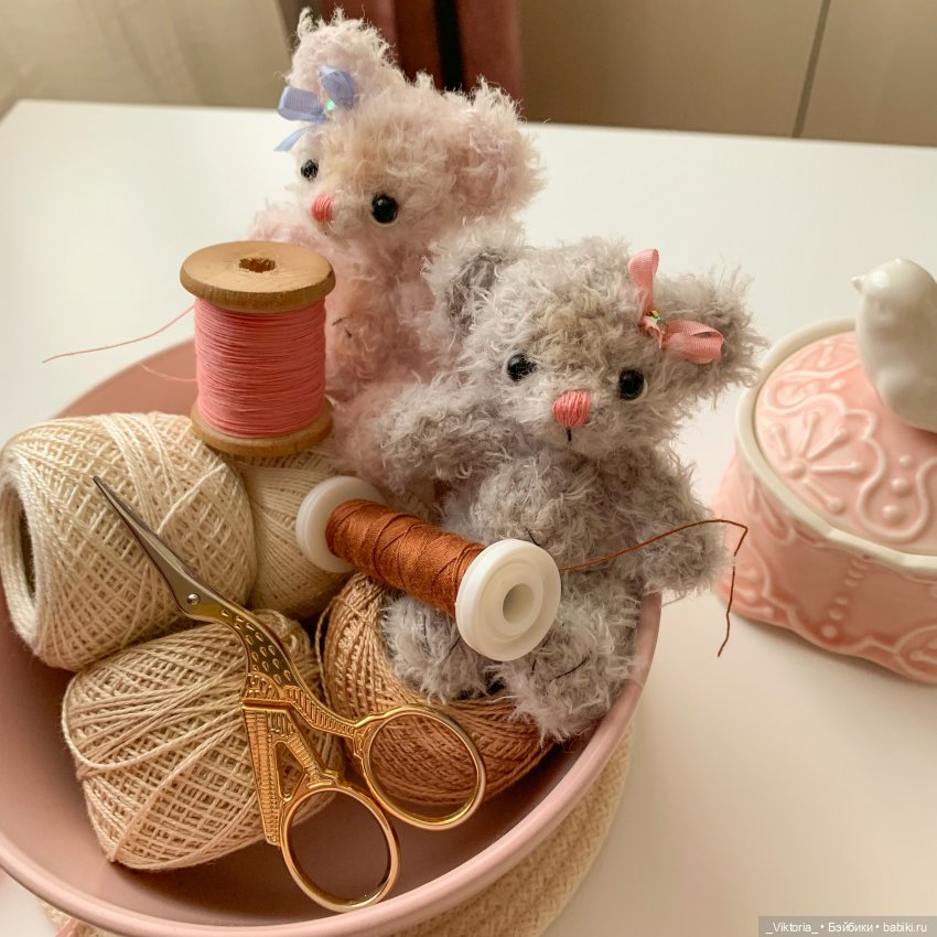 Любопытные мышки — Вязаные игрушки и амигуруми: крючком (фото 3)