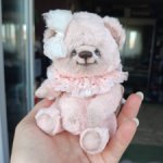 Мишка Тедди зефирка нежно розовая