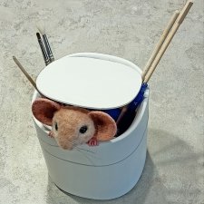 Мышка в ведре