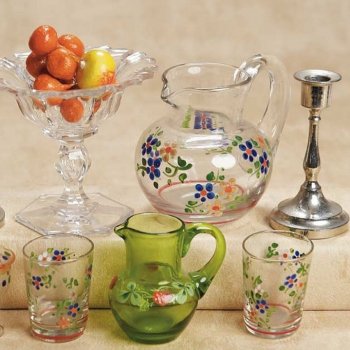 Французское антикварное стекло