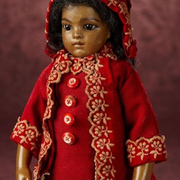 Платья для антикварных кукол с декором тесьмой