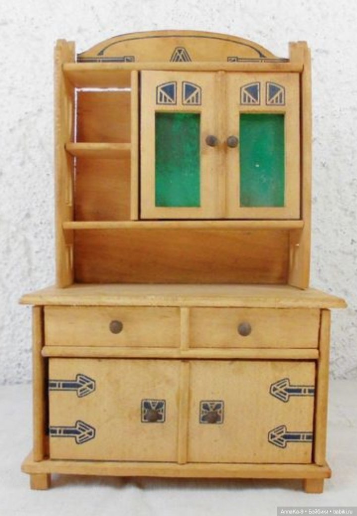 Антикварная кукольная мебель в стиле Арт Деко | Бэйбики Антикварная кукольная мебель в стиле Арт Деко (фото 2)