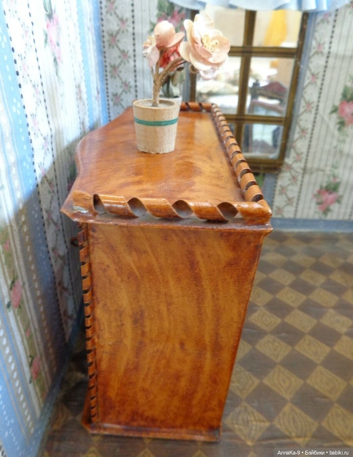 Rock & Graner антикварная кукольная мебель из металла (фото 4)