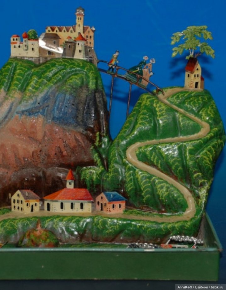 Rock & Graner антикварная кукольная мебель из металла (фото 2)