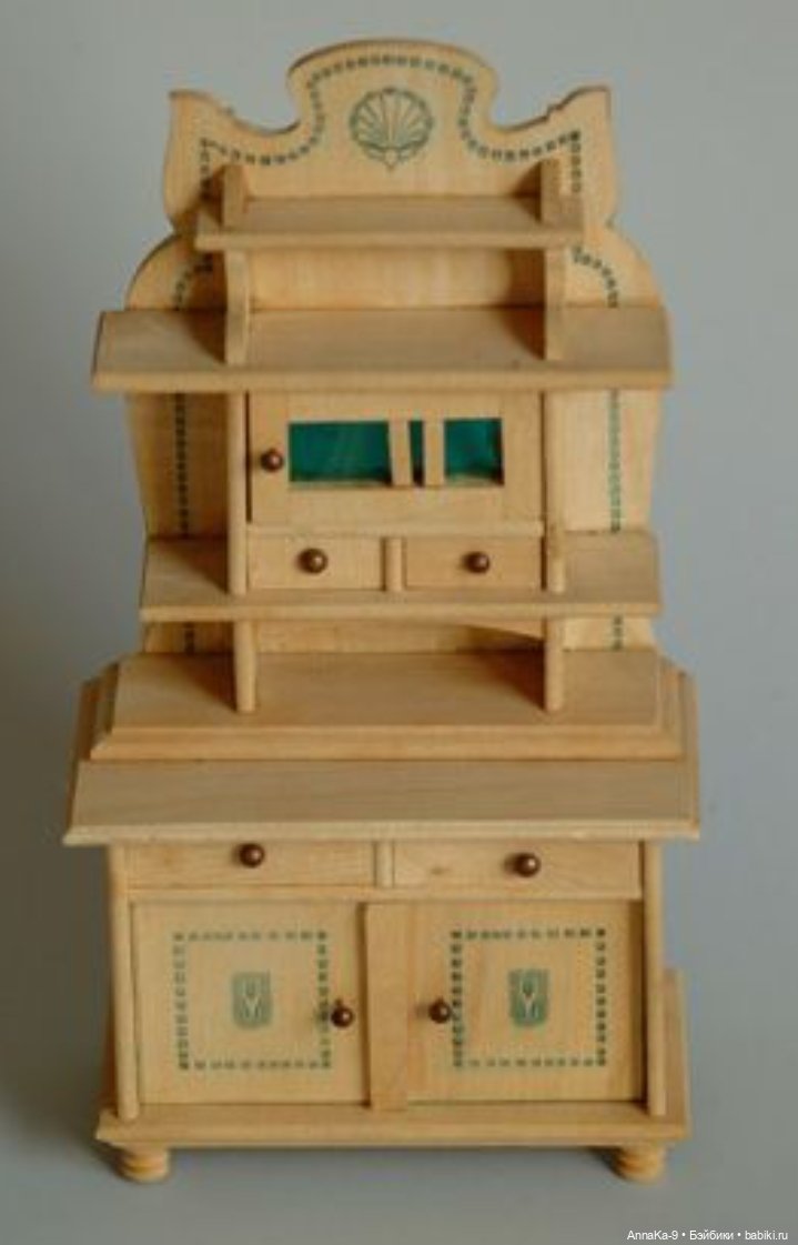 Антикварная кукольная мебель в стиле Арт Деко | Бэйбики Антикварная кукольная мебель в стиле Арт Деко (фото 3)