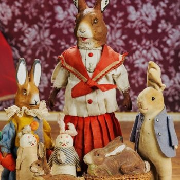 Подборка фото антикварных пасхальных коробок для конфет easter antique candy box