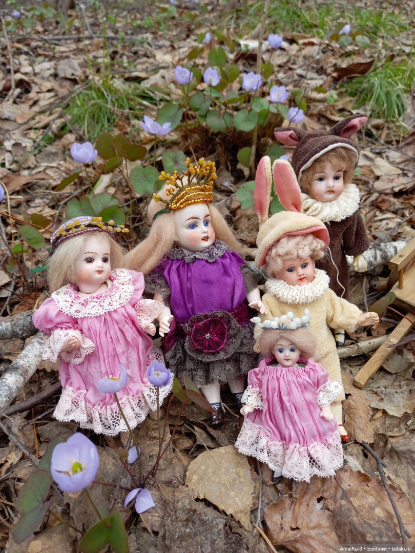 Mignonette цветочные феи — Антикварные куклы Mignonette (Миньонетта): карманные (фото 2)