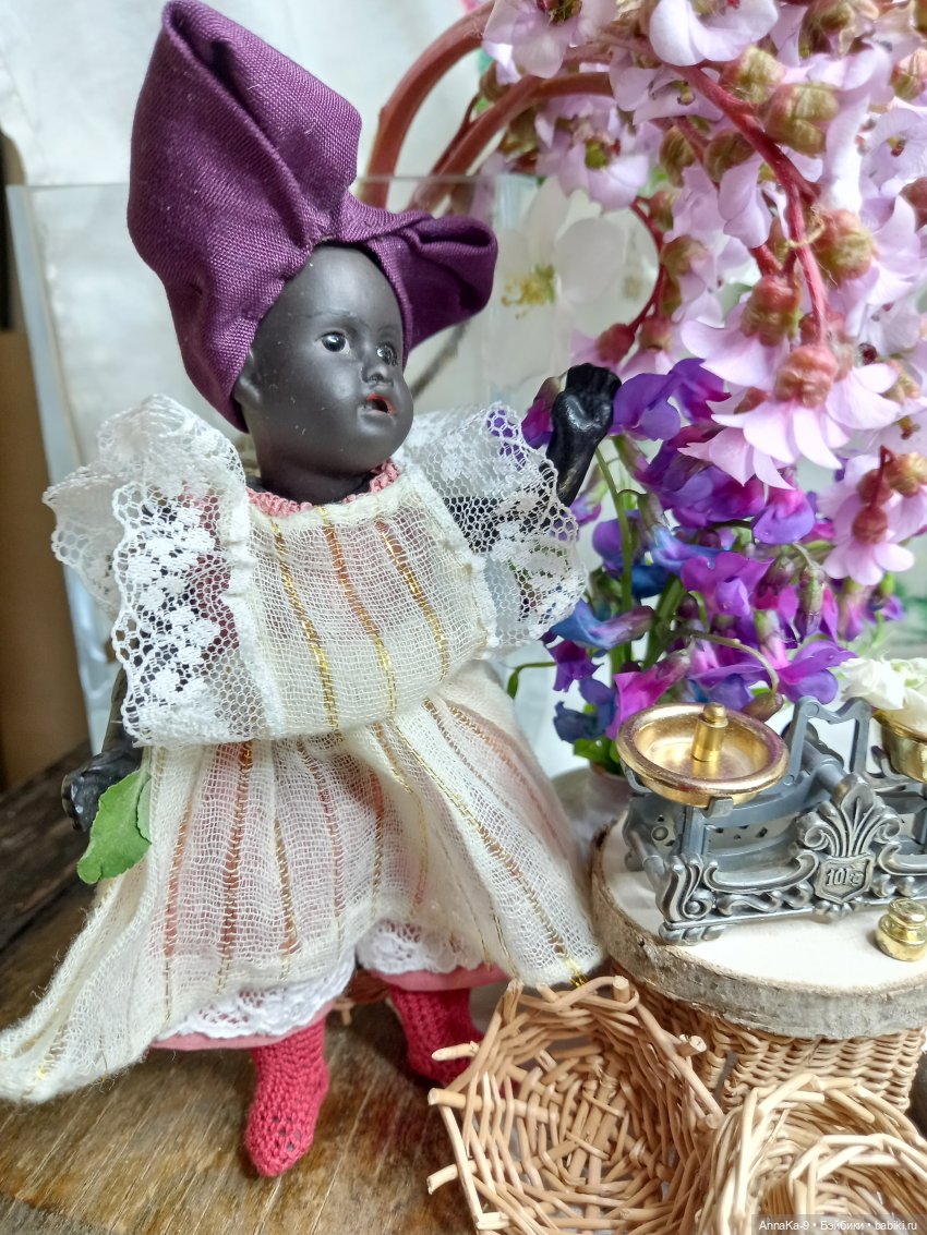 Цветочный магазин Тюлип — Антикварные куклы Mignonette (Миньонетта): карманные (фото 5)