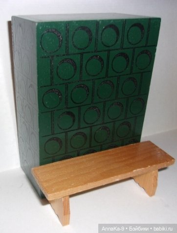 Антикварные и винтажные кукольные печи из керамики (фото 4)