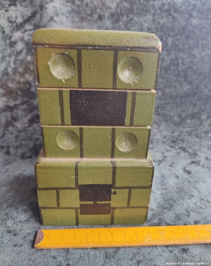 Антикварные и винтажные кукольные печи из керамики (фото 5)