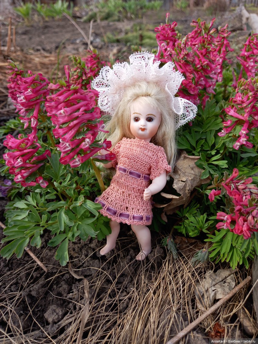 Ли Тигрэ в розовом | Бэйбики Ли Тигрэ в розовом — Антикварные куклы Mignonette (Миньонетта): карманные (фото 2)
