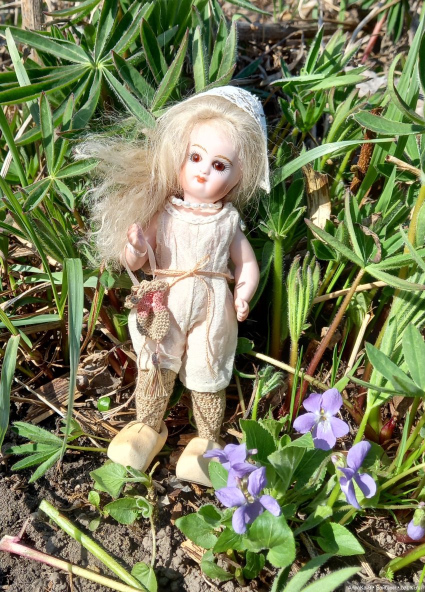 Ли Тигрэ в розовом | Бэйбики Ли Тигрэ в розовом — Антикварные куклы Mignonette (Миньонетта): карманные (фото 4)