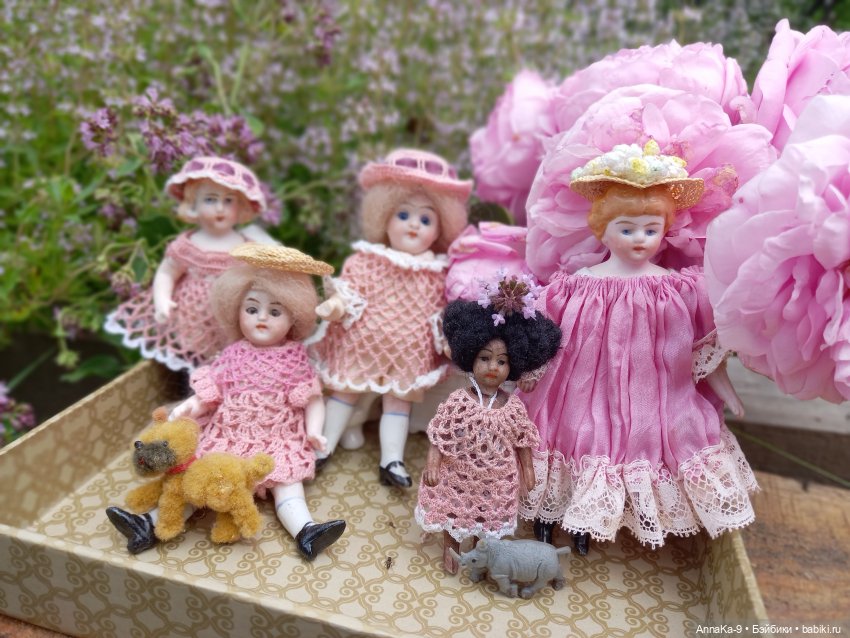 Шалости Корицы — Антикварные куклы Mignonette (Миньонетта): карманные