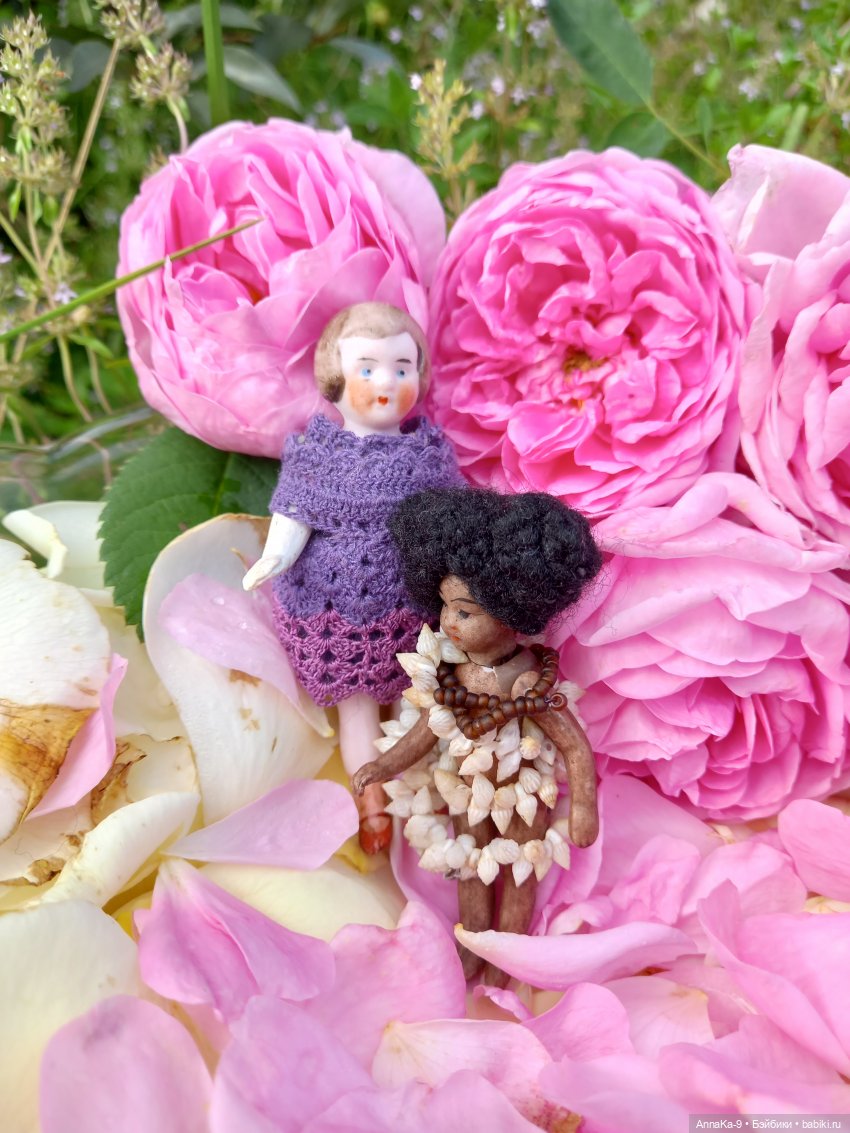 Шалости Корицы — Антикварные куклы Mignonette (Миньонетта): карманные (фото 3)