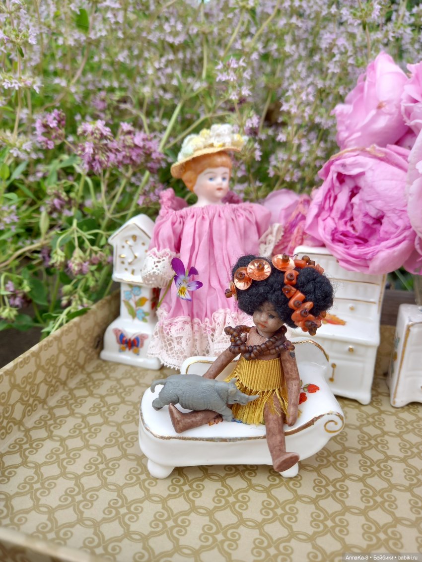 Шалости Корицы — Антикварные куклы Mignonette (Миньонетта): карманные (фото 8)