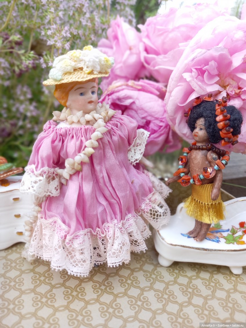 Шалости Корицы — Антикварные куклы Mignonette (Миньонетта): карманные