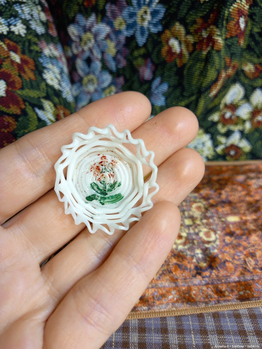 Антикварное стекло Лауша, тонкая паутинка (фото 4)