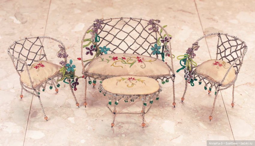 Самые необычные материалы для кукольной мебели