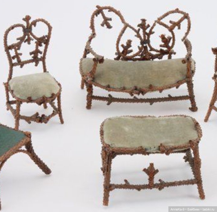 Самые необычные материалы для кукольной мебели