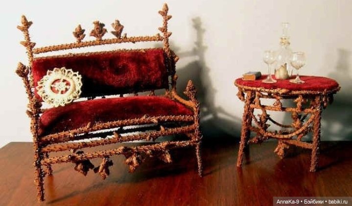Самые необычные материалы для кукольной мебели
